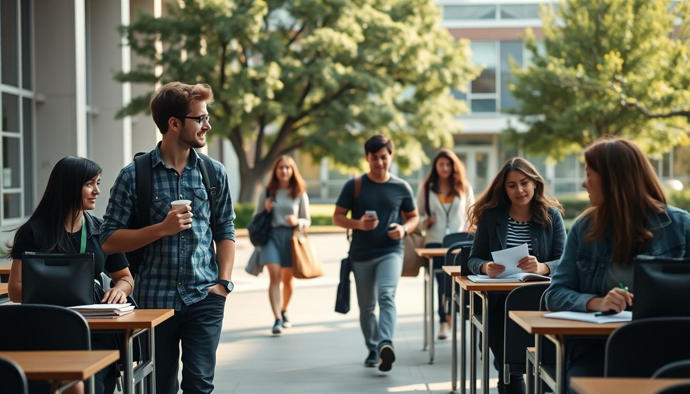 University campus and academic environment in Lisbon