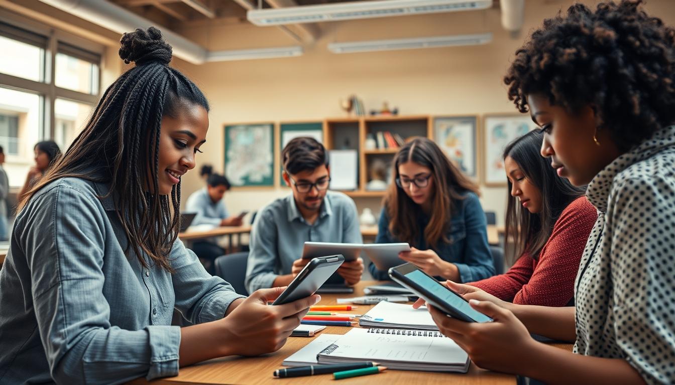 Modern university campus for students